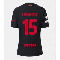 Dres Barcelona Andreas Christensen #15 Gostujuci 2024-25 Kratak Rukav